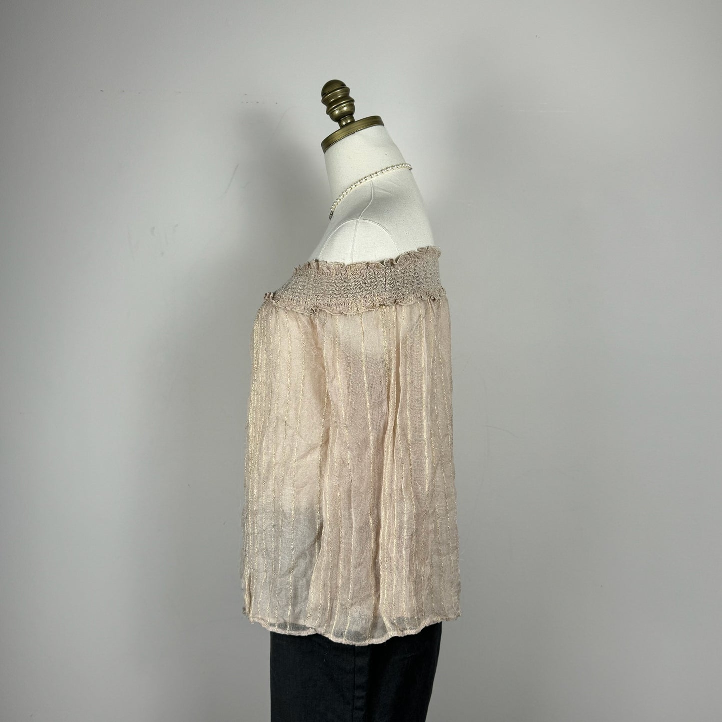 Off The Shoulder Boho Flowy Top