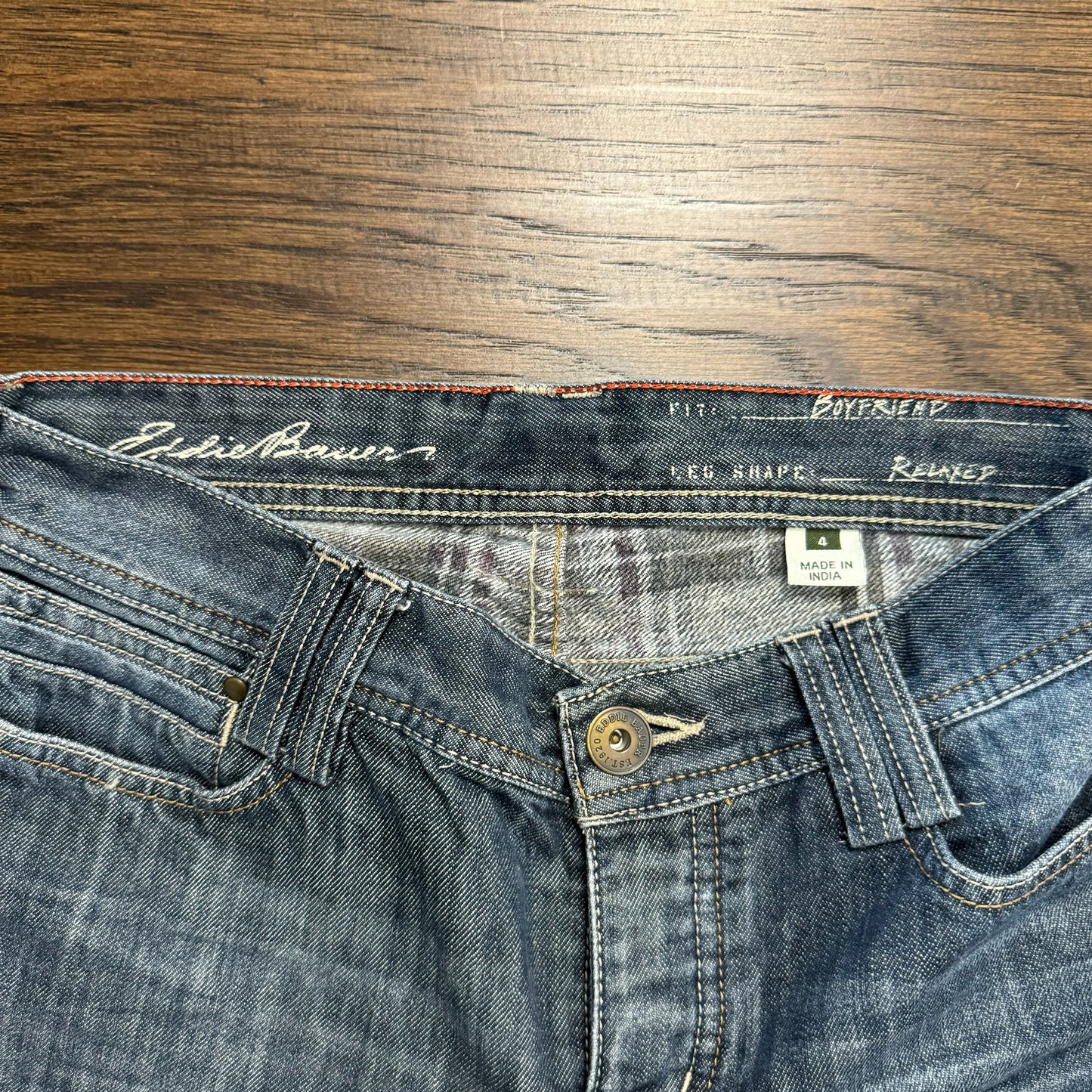 Low Rise Straight Leg Jeans