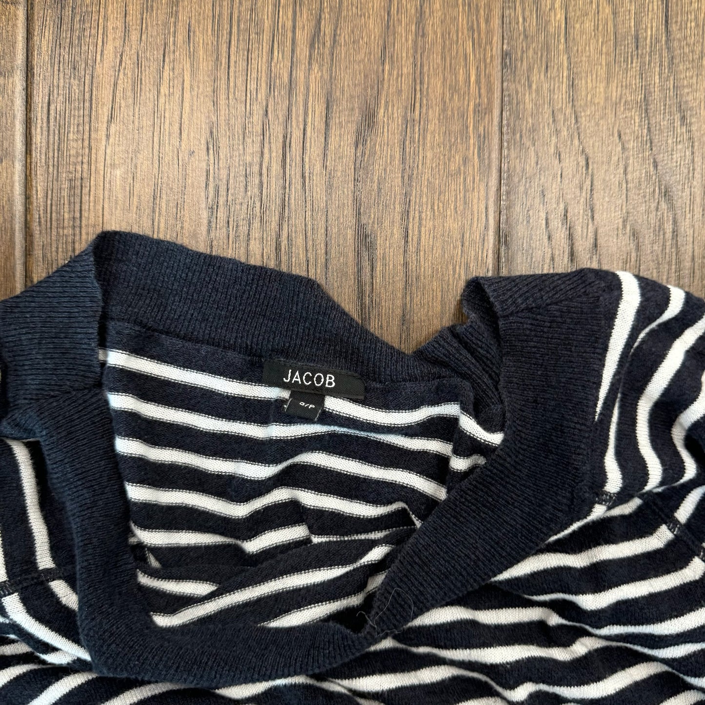 Off The Shoulder Striped Knit Top