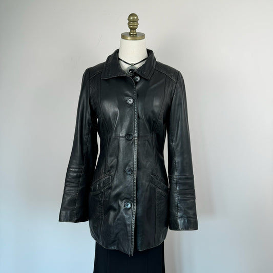 Vintage Danier Leather Trench Coat