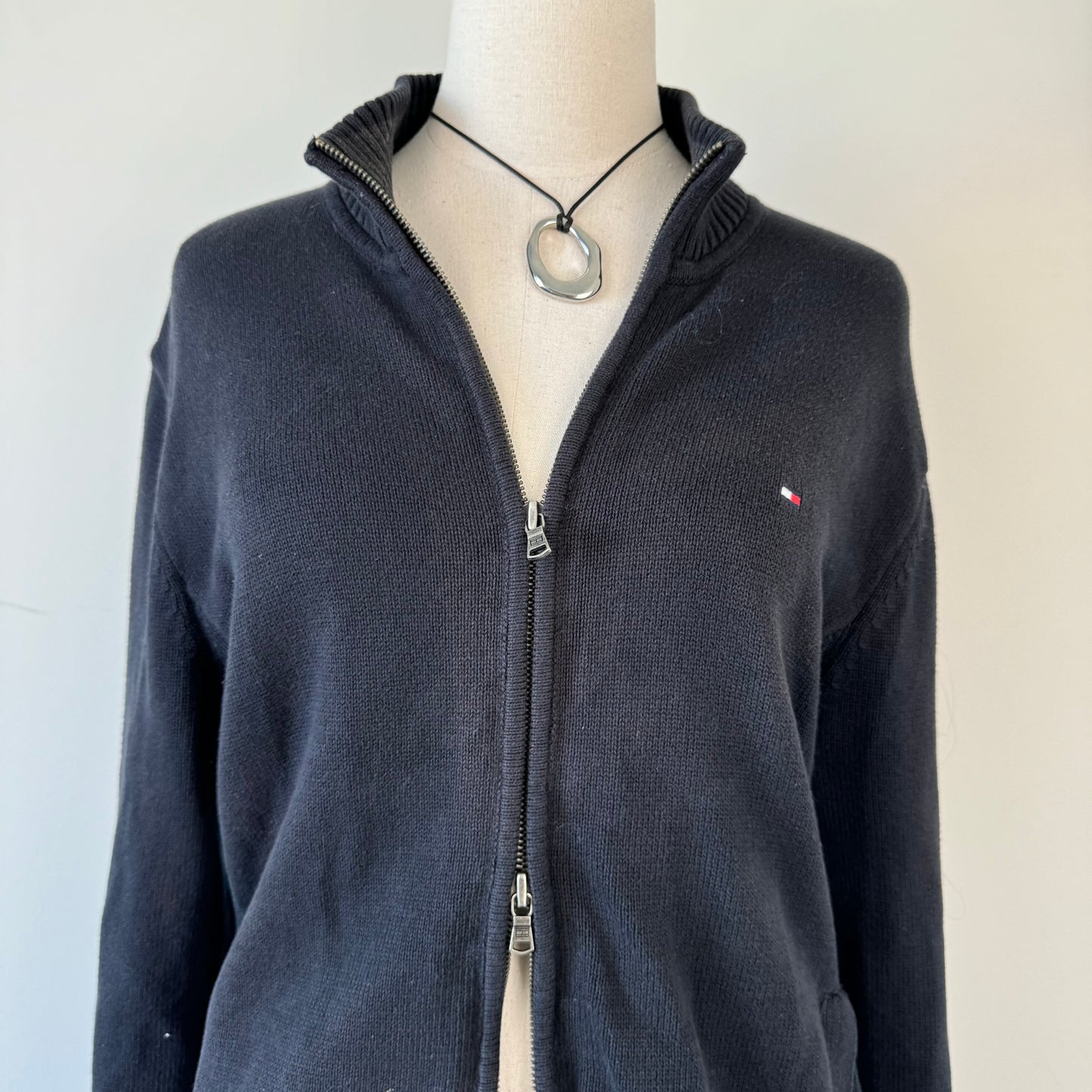 Tommy Double Zip Knit Sweater