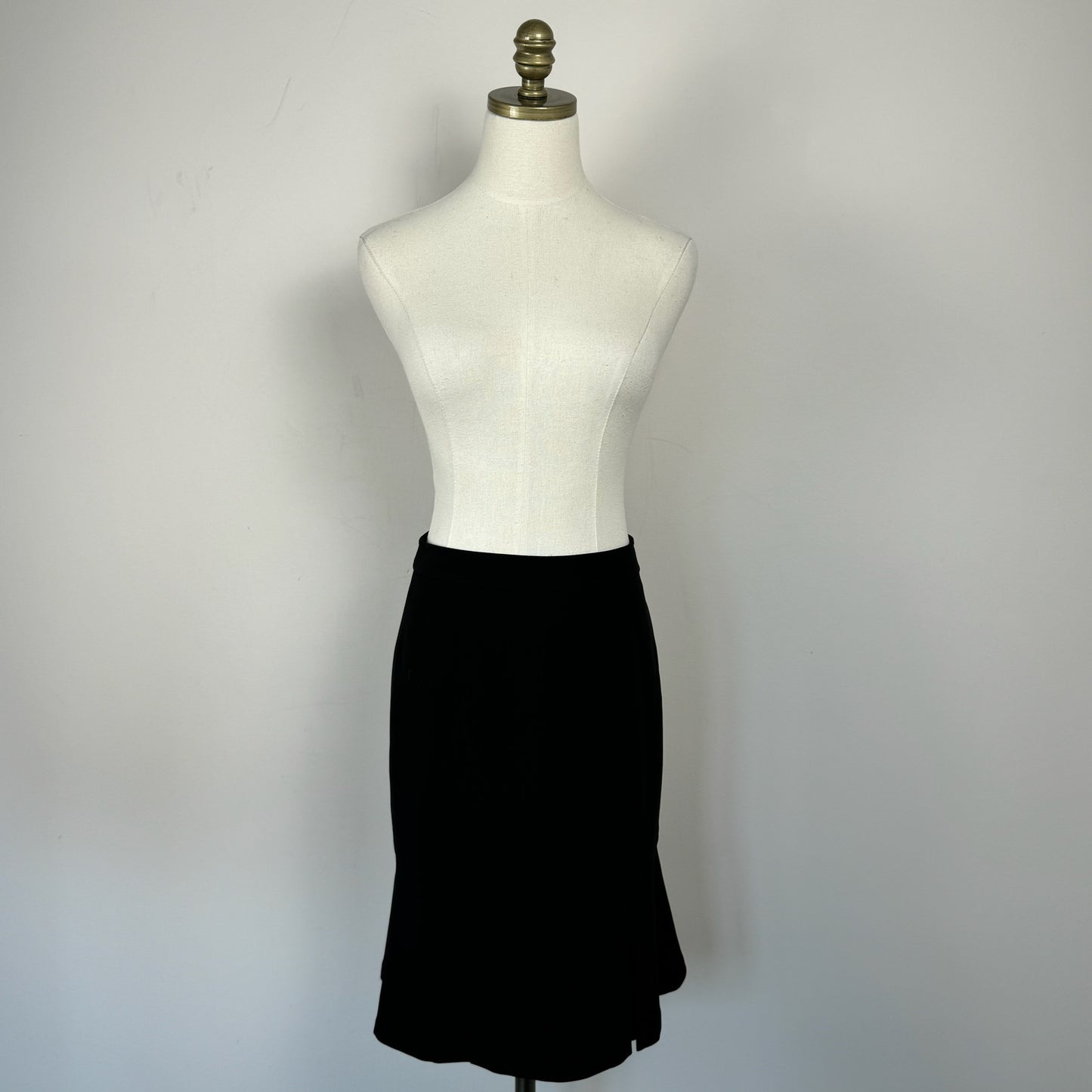 Vintage Black Midi Skirt