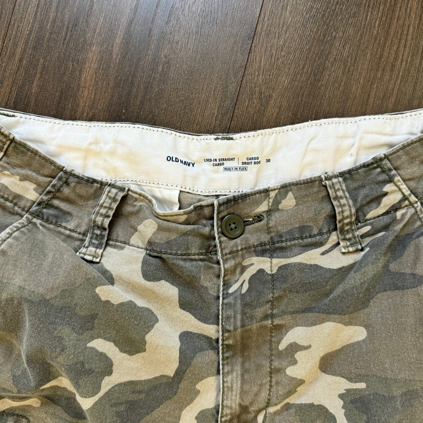 Camo Cargo Bermuda Shorts