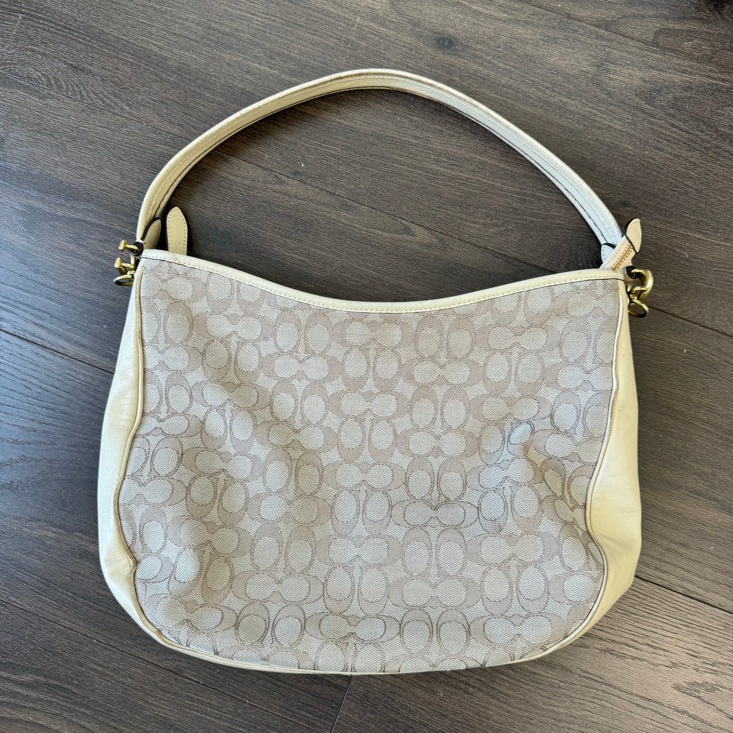 Coach Cream Shoulder Bag