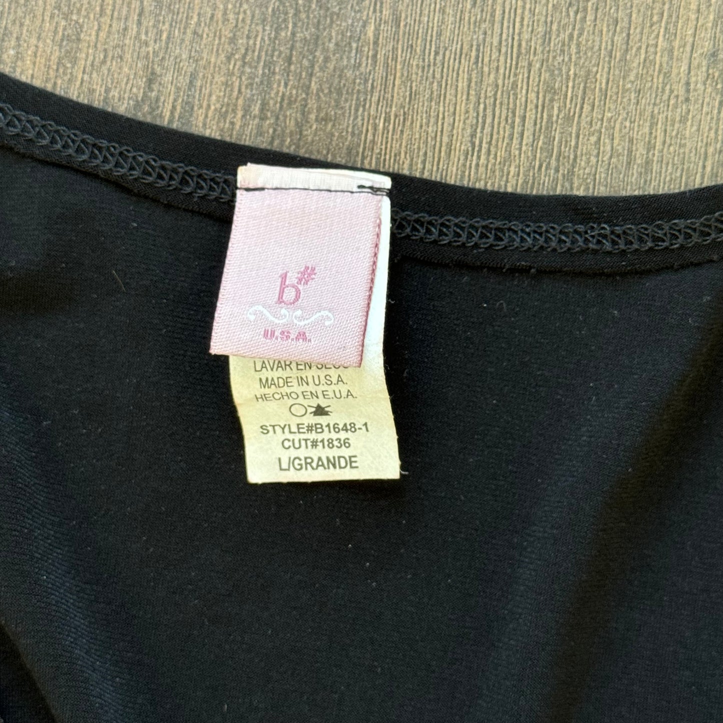 Vintage Black Babydoll Sequin Top