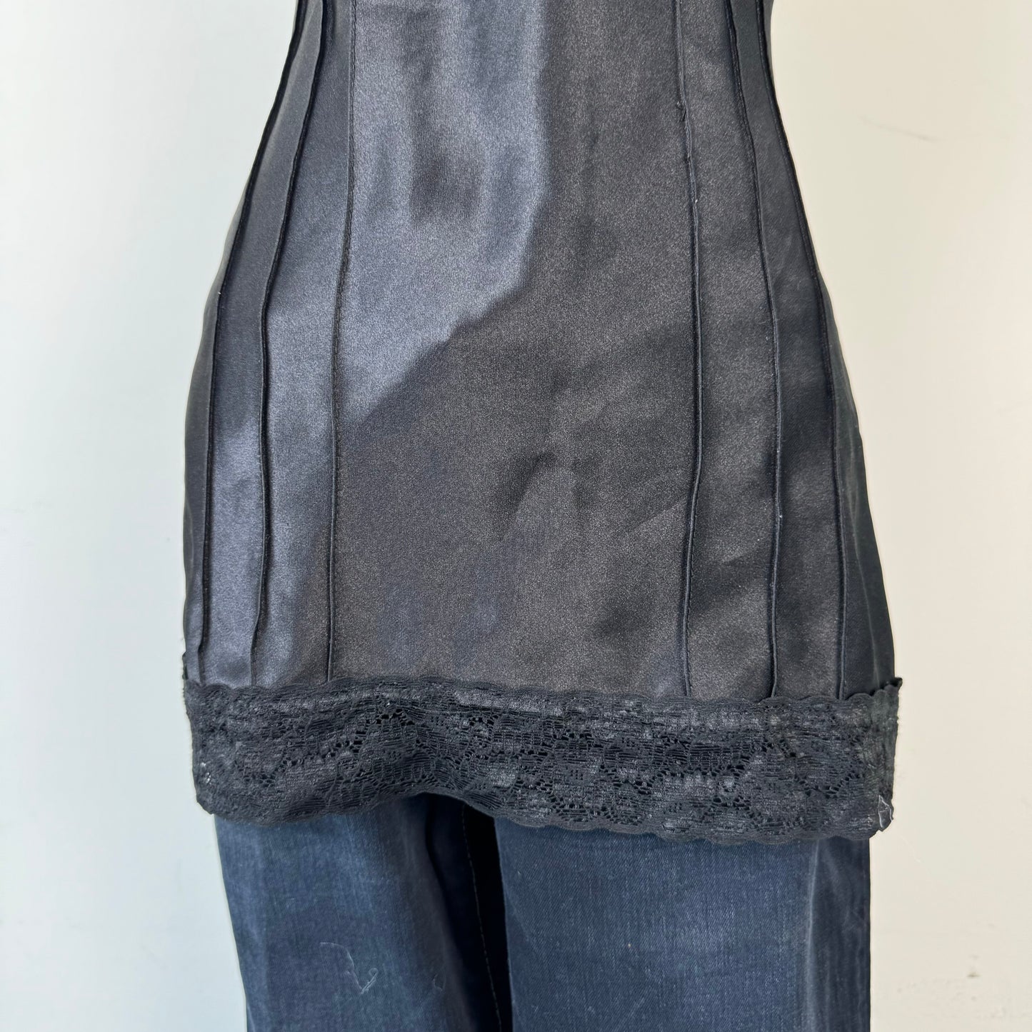 Vintage Babydoll Lace Trim Cami / Slip