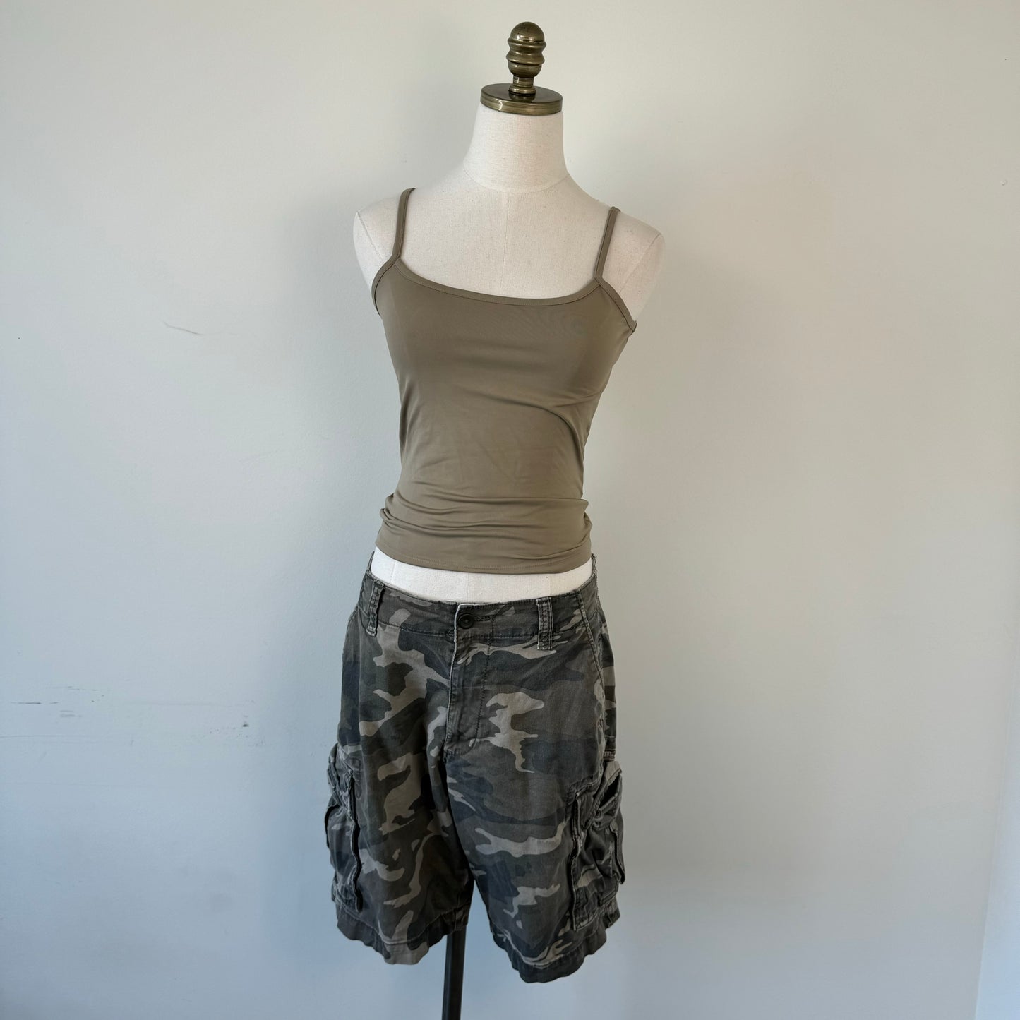 Camo Cargo Bermuda Shorts
