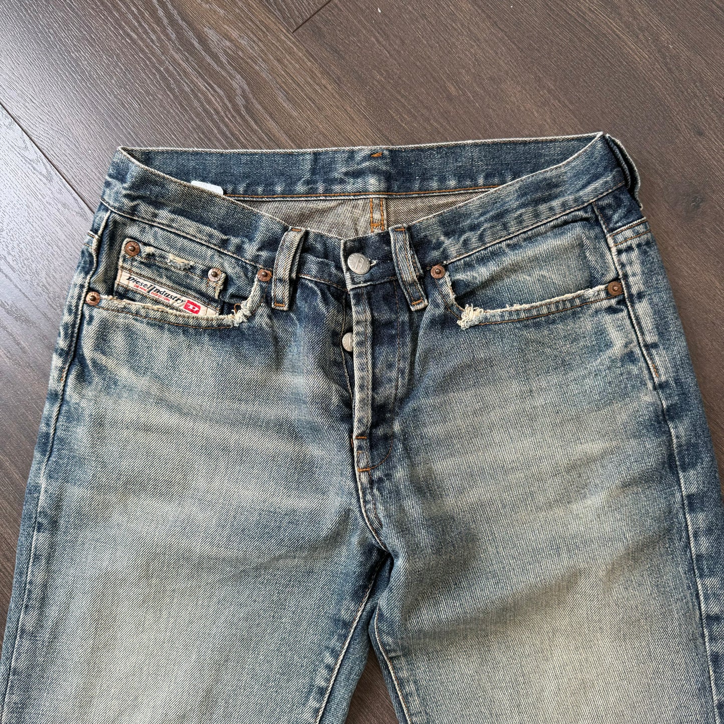Diesel Faded Bootcut Jeans