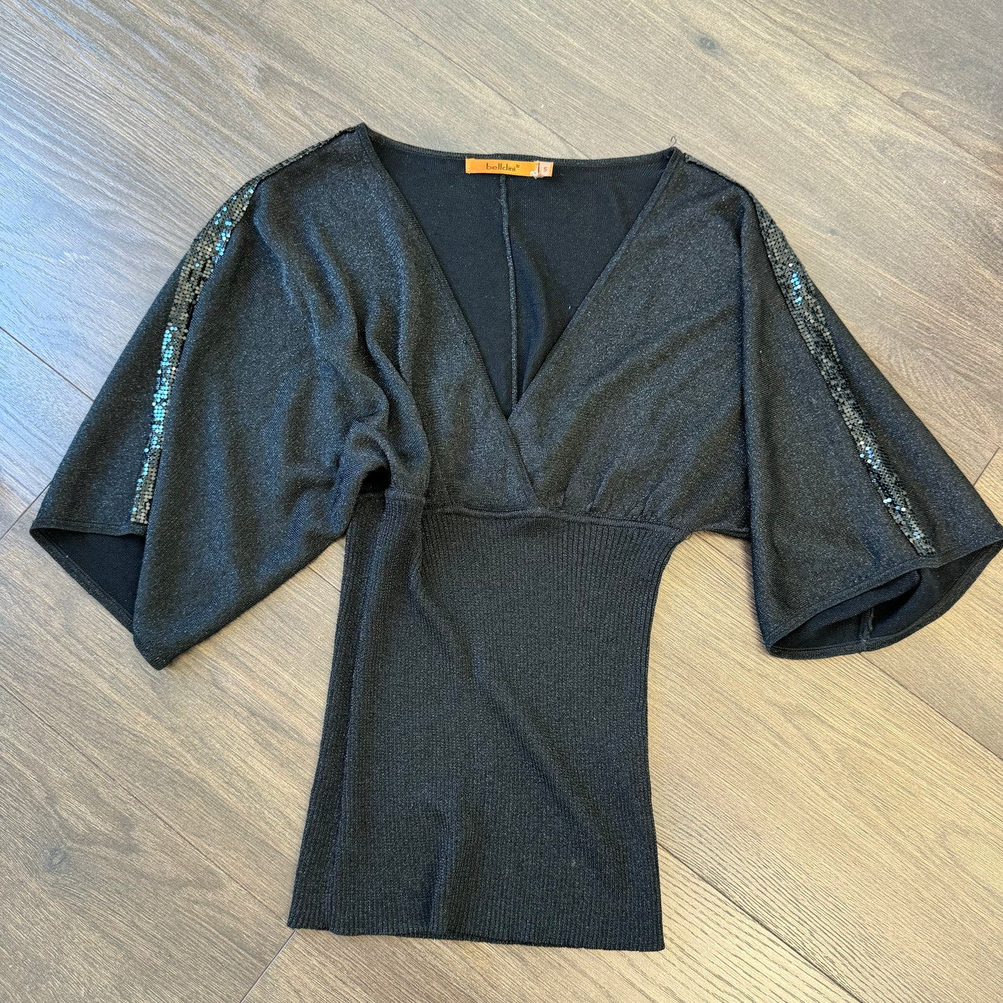 Y2K Black Knit Top
