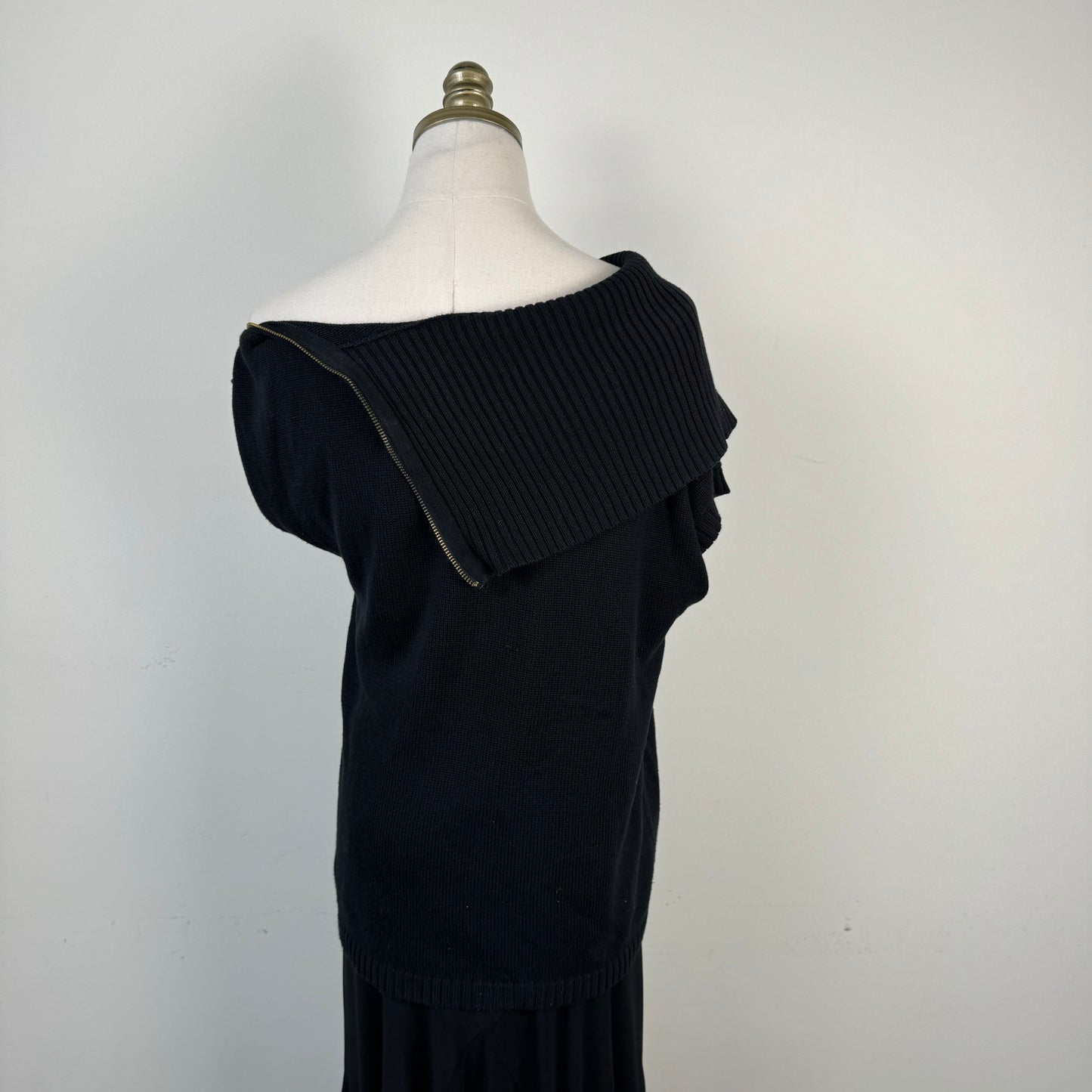 Michael Kors Off Shoulder Knit Vest Top