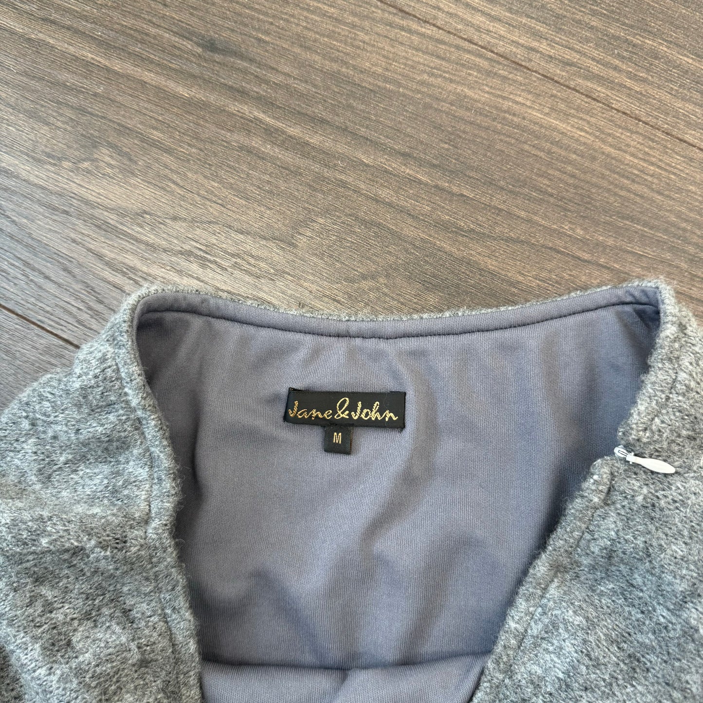 Vintage Asymmetric Knit Midi Skirt