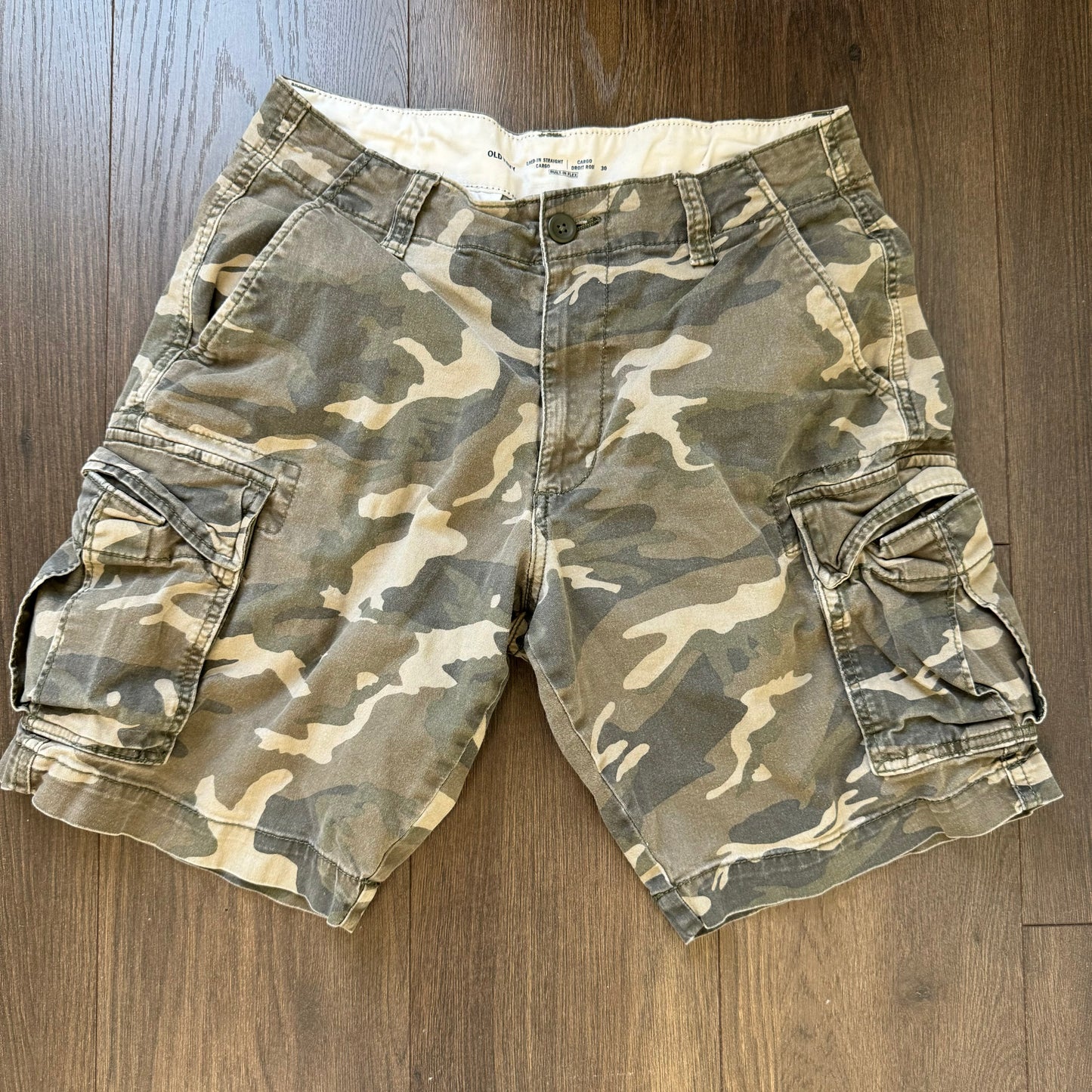 Camo Cargo Bermuda Shorts