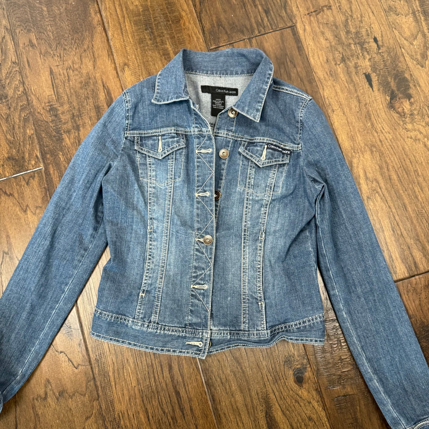 Calvin Klein Fitted Denim Jacket