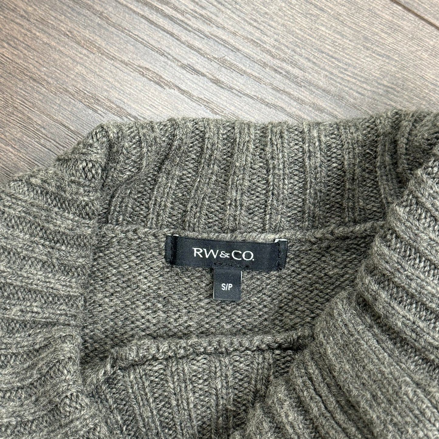 Grey Off Shoulder Gold Button Sweater