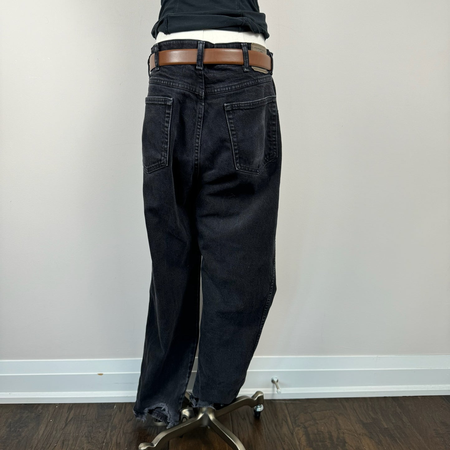 Wrangler Black Low Rise Baggy Jeans