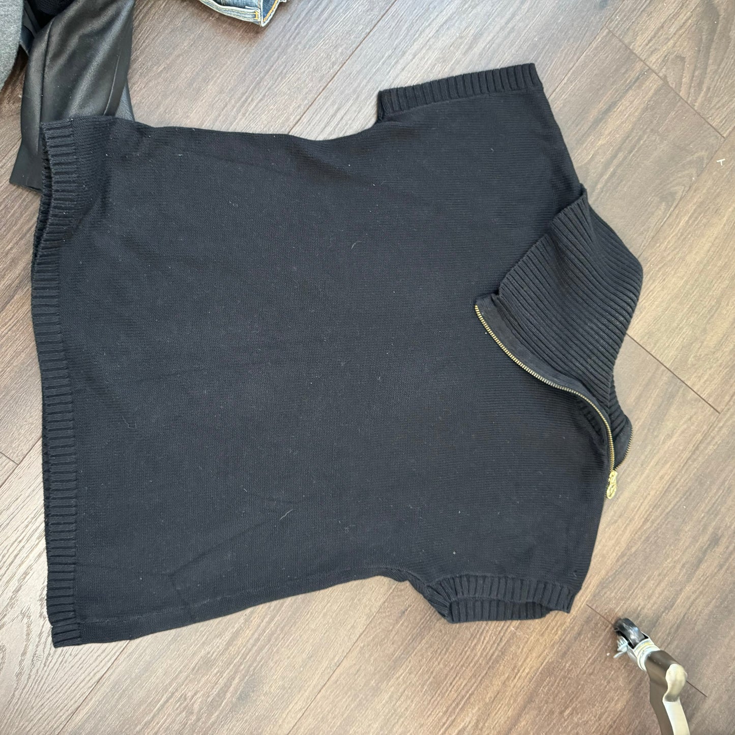 Michael Kors Off Shoulder Knit Vest Top