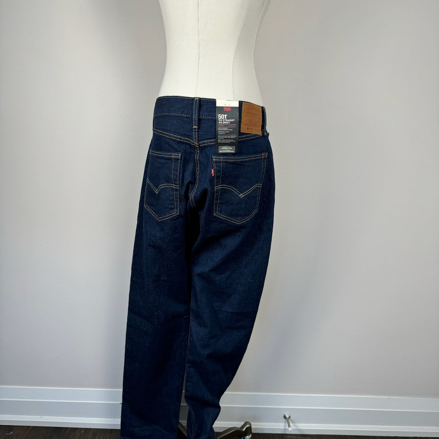 Levi's Dark Wash Straight Leg Jeans