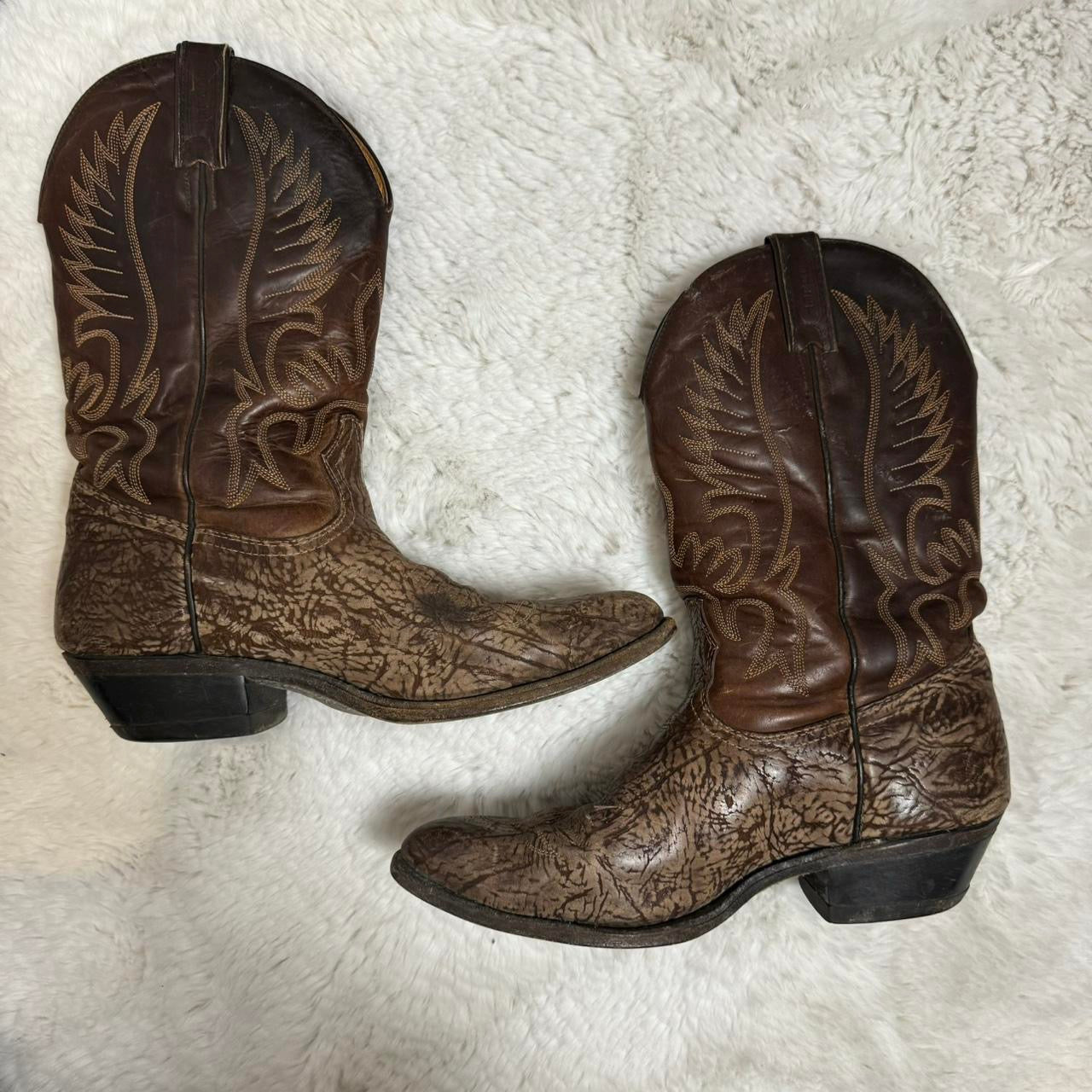 Vintage Boulet Cowboy Boots