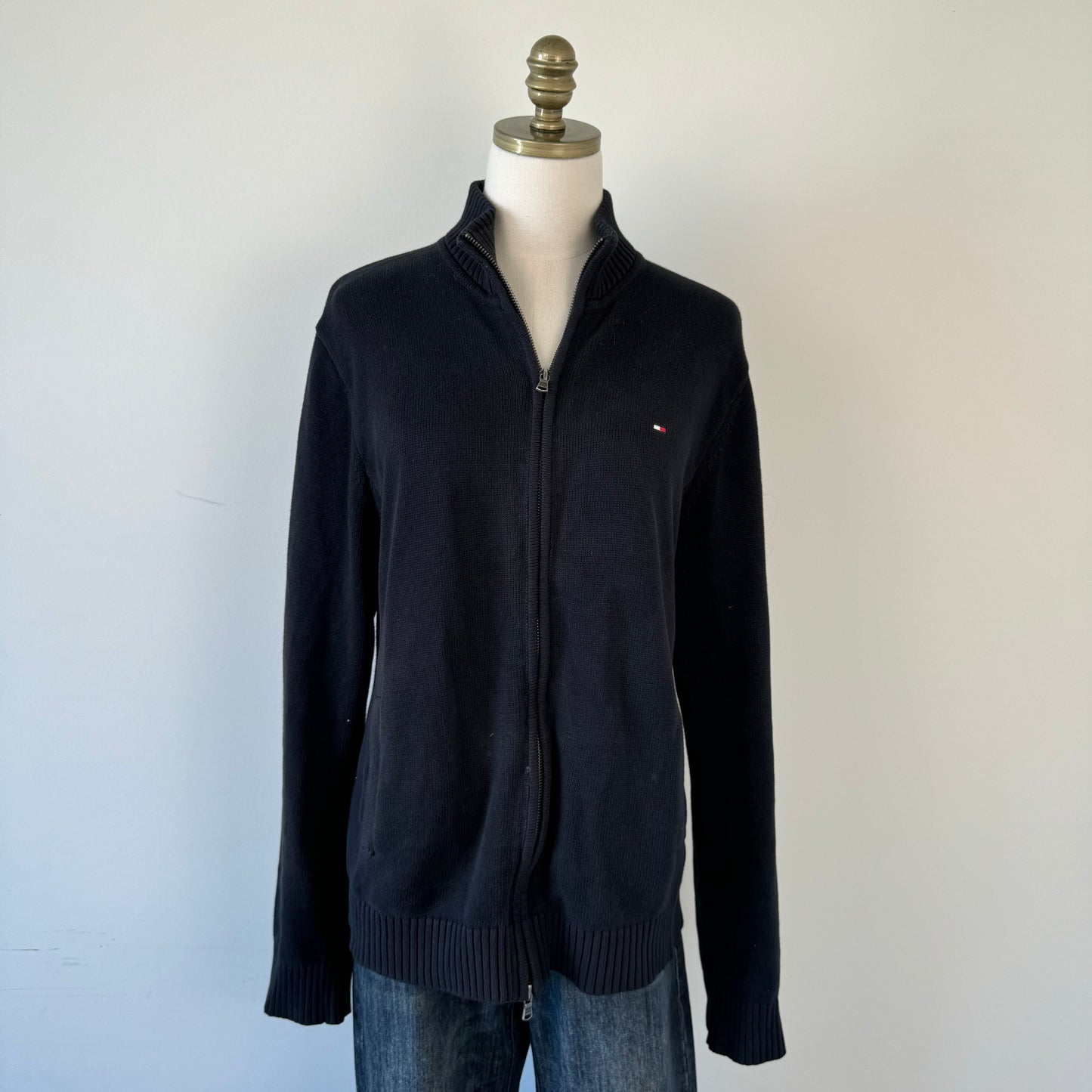 Tommy Double Zip Knit Sweater