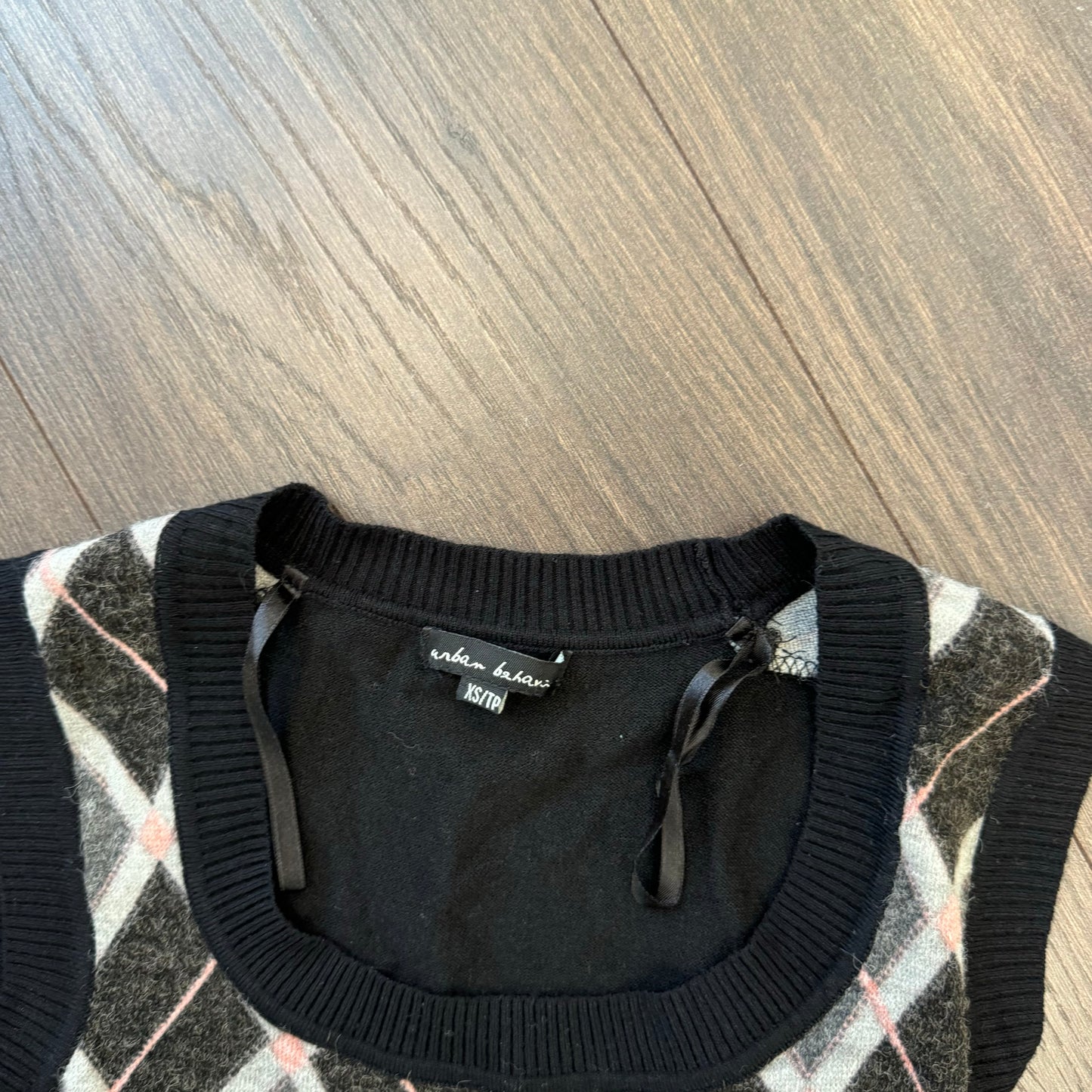 Argyle Fitted Vest Top