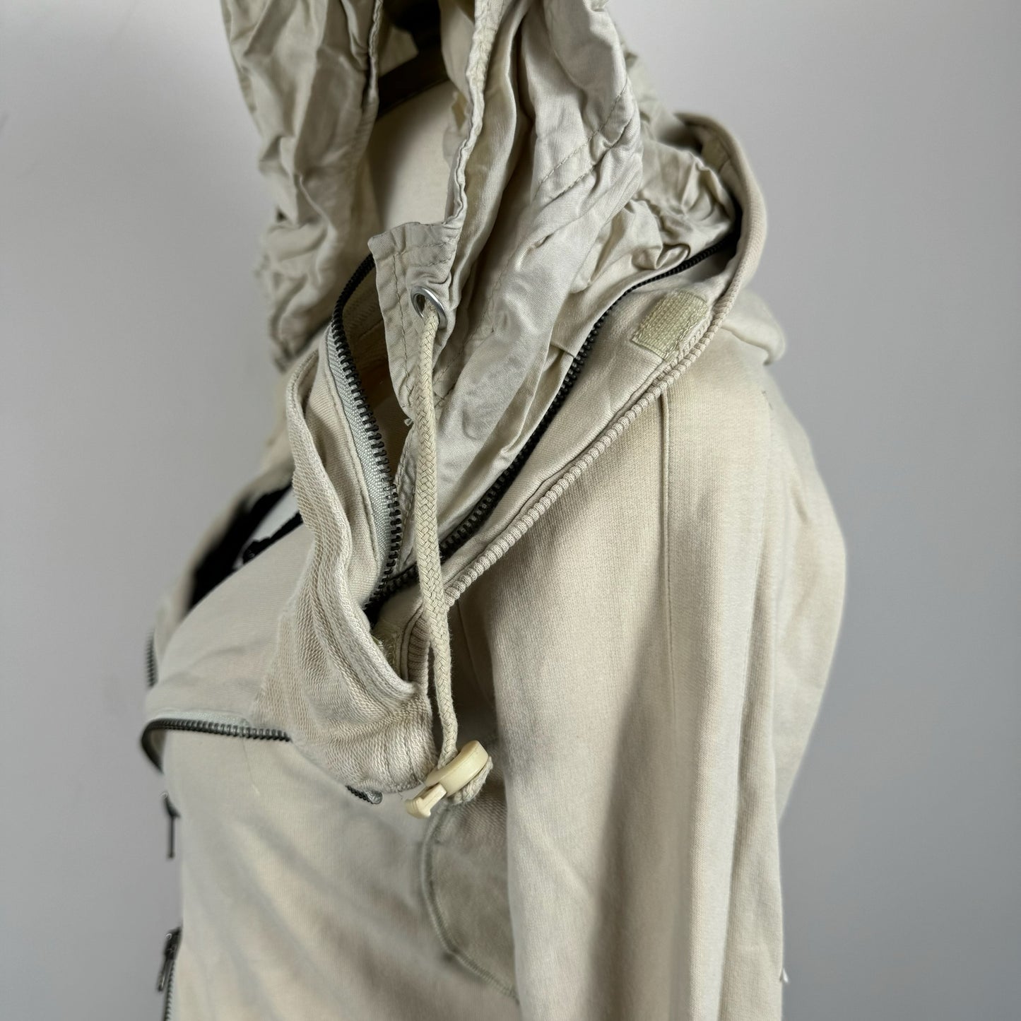 Parasuco Beige Double Zip Sweater