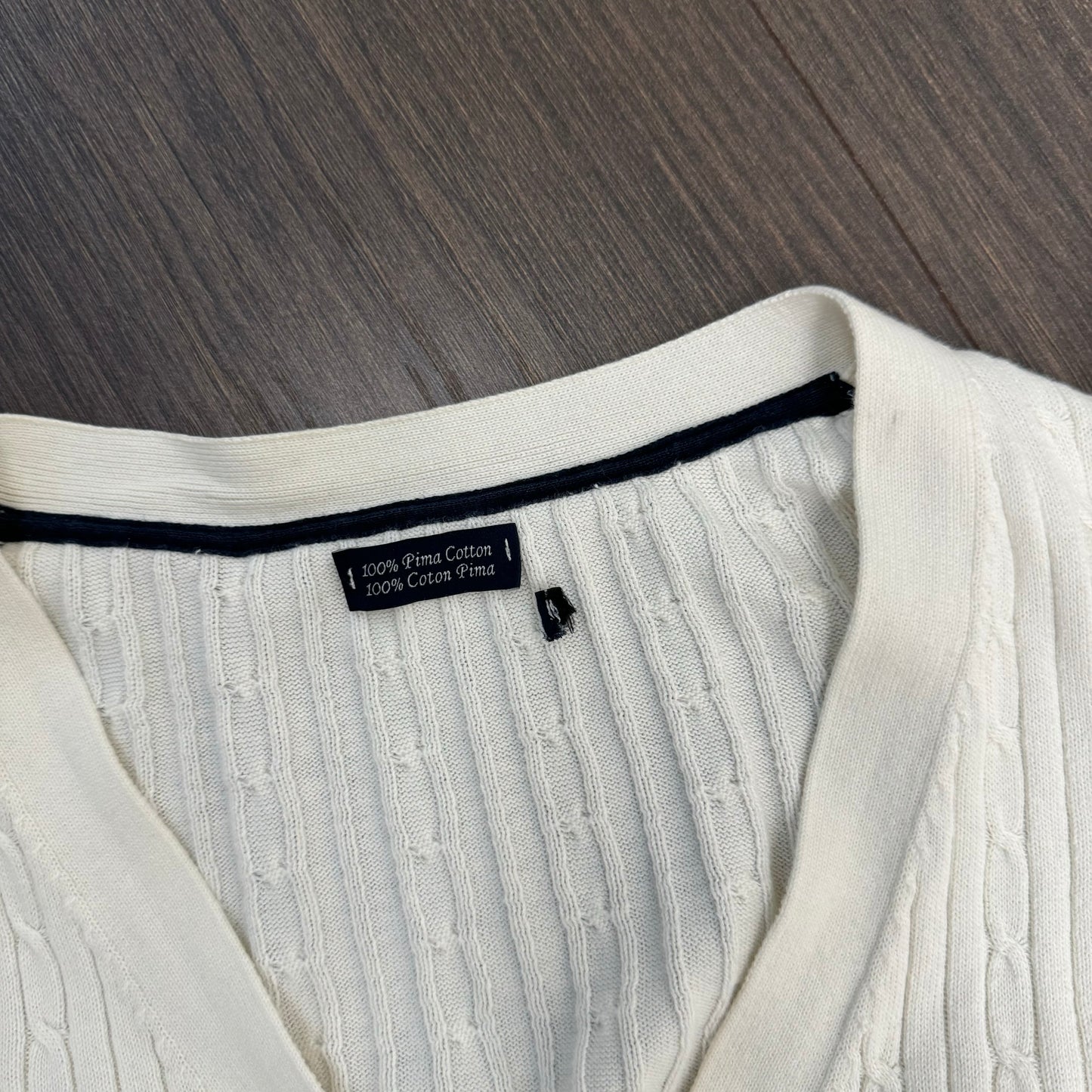 Tommy Cable Knit Fitted Cardigan