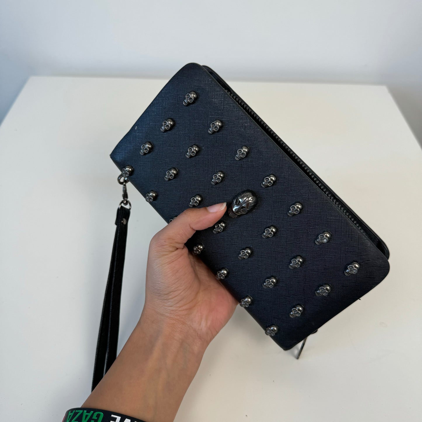 Thomas Wylde Skull Leather Wallet
