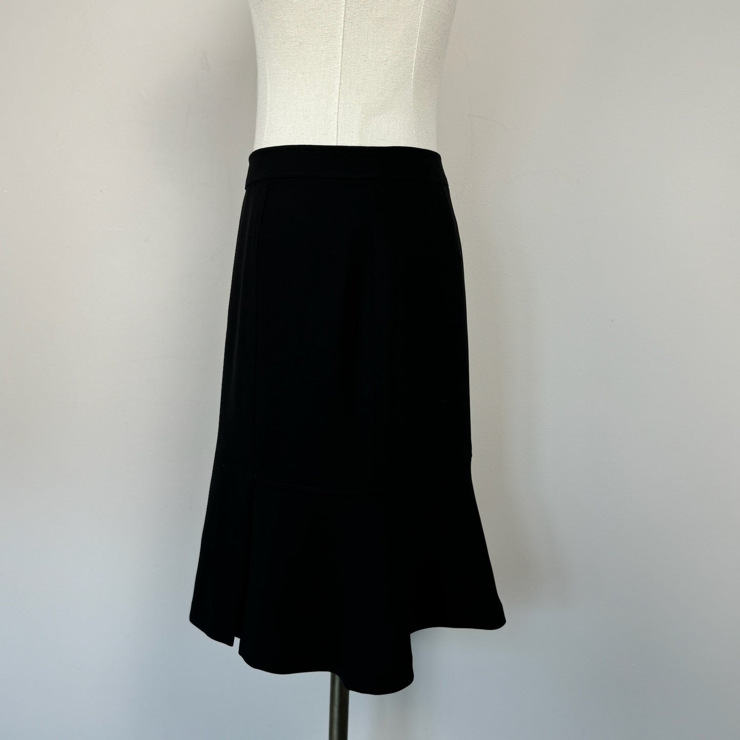 Vintage Black Midi Skirt