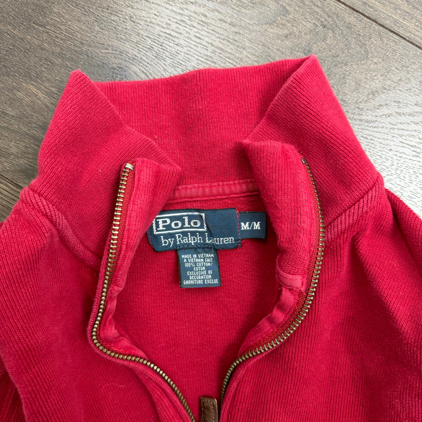 Polo Red Quarter Zip Sweater
