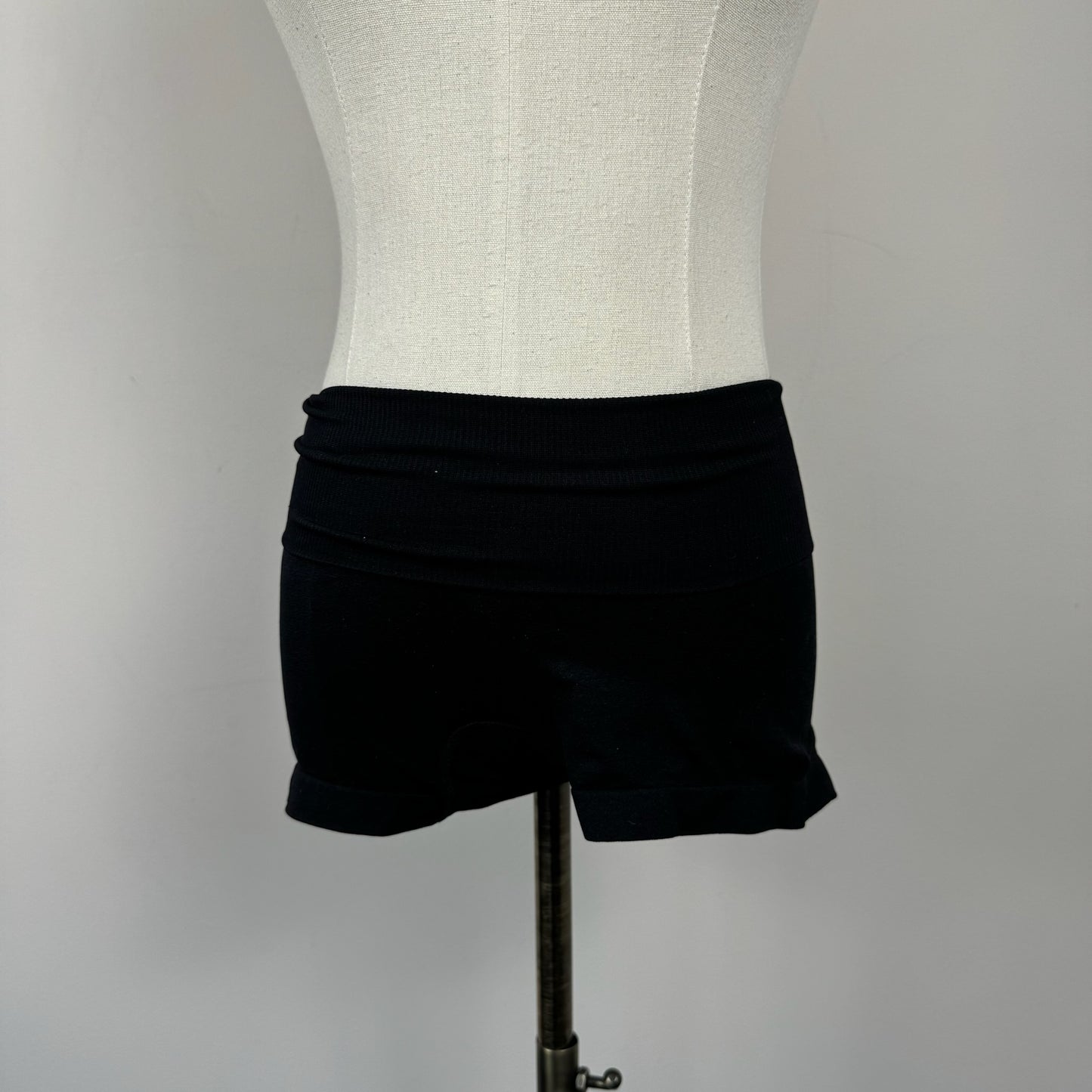 Black Micro Mini Shorts