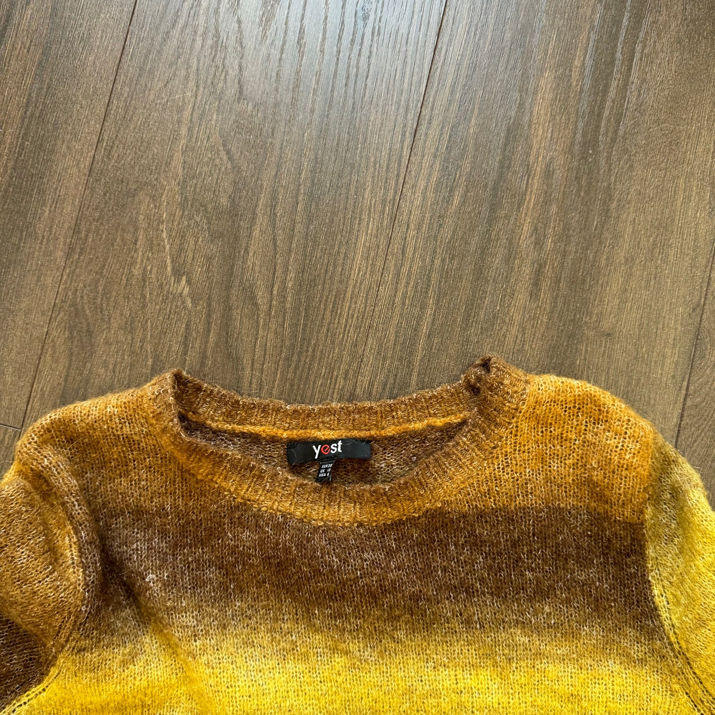 Gradient Ombre Knit Sweater