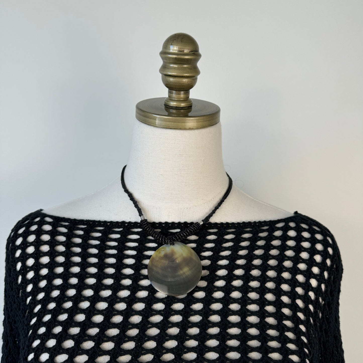Pearl Pendant Mermaidcore Rope Necklace