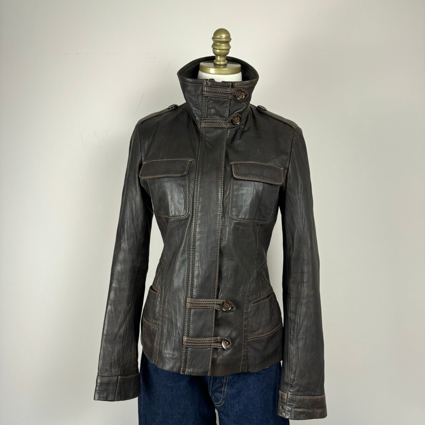 Vintage Danier Brown Leather Jacket