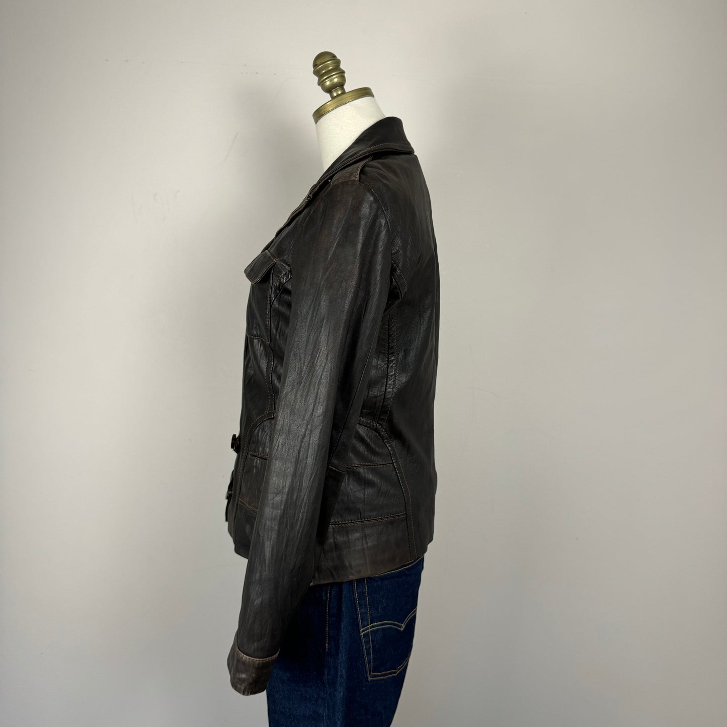 Vintage Danier Brown Leather Jacket
