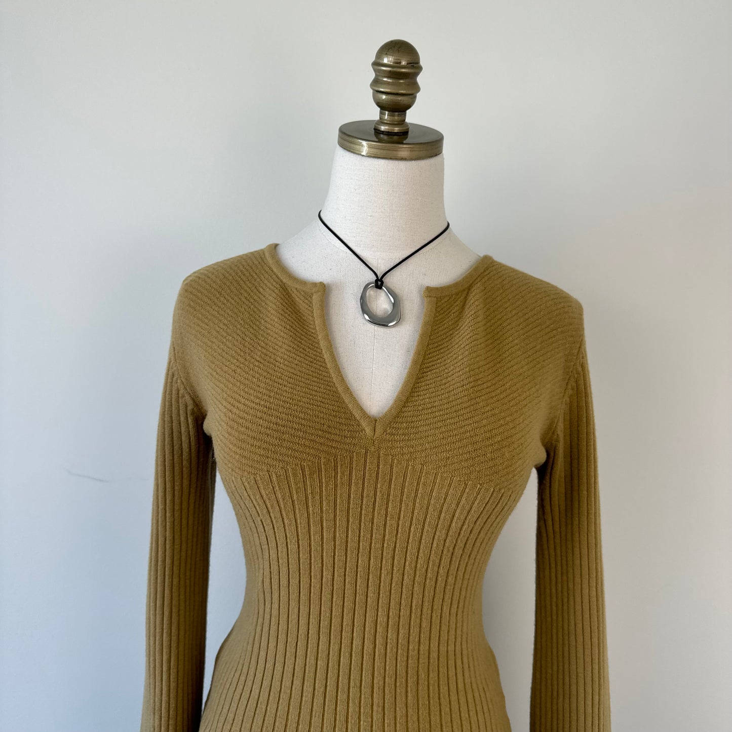 Costa Blanca Bell Sleeve Fitted Top