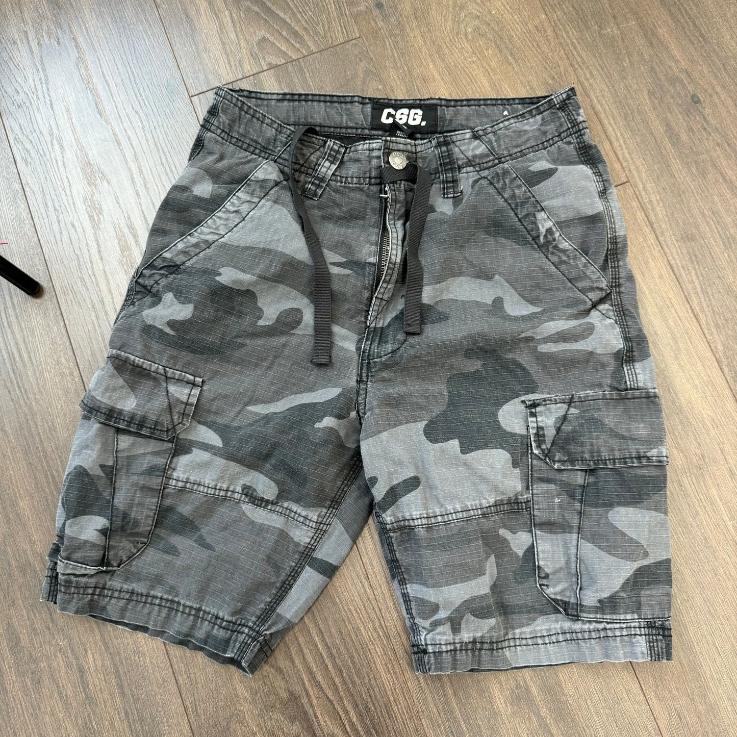 Camo Cargo Bermuda Shorts