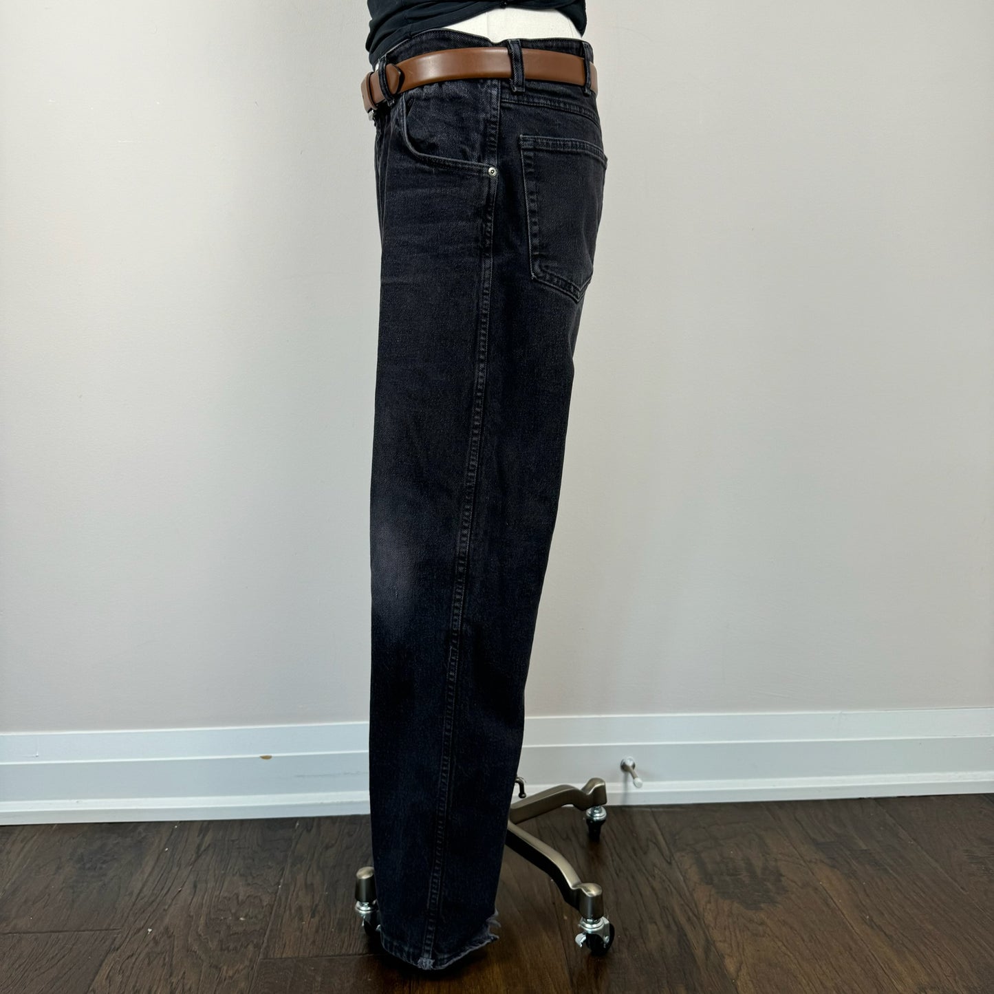 Wrangler Black Low Rise Baggy Jeans