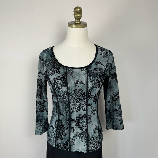 Vintage Fairycore Floral Top