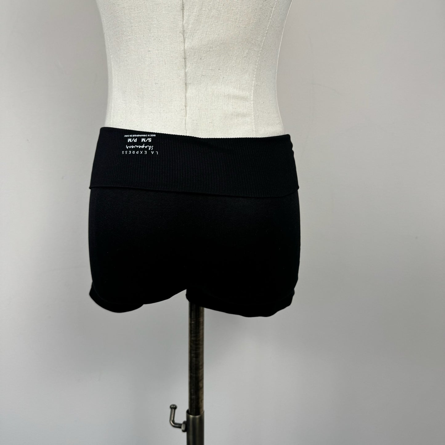 Black Micro Mini Shorts