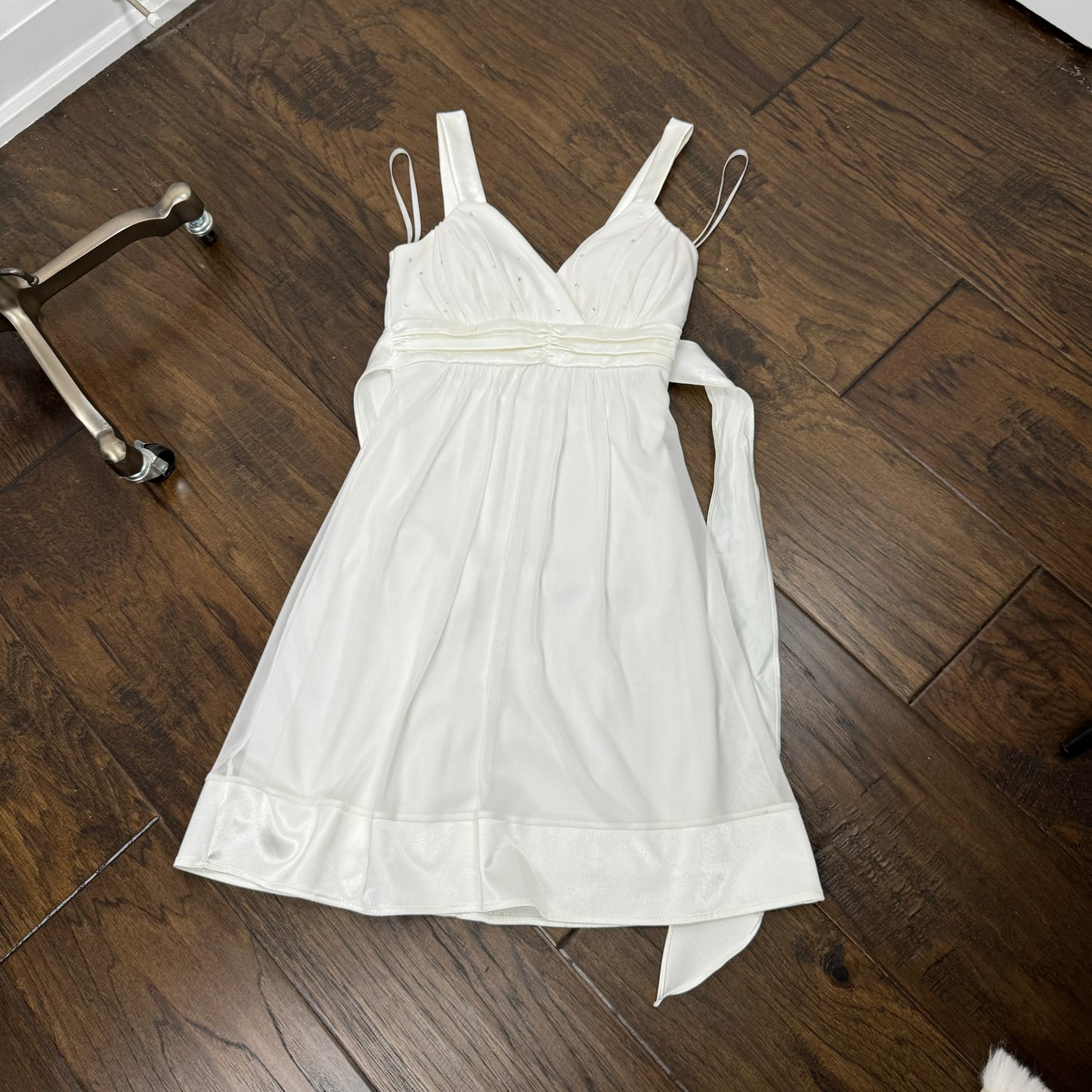 White Babydoll Mini Dress