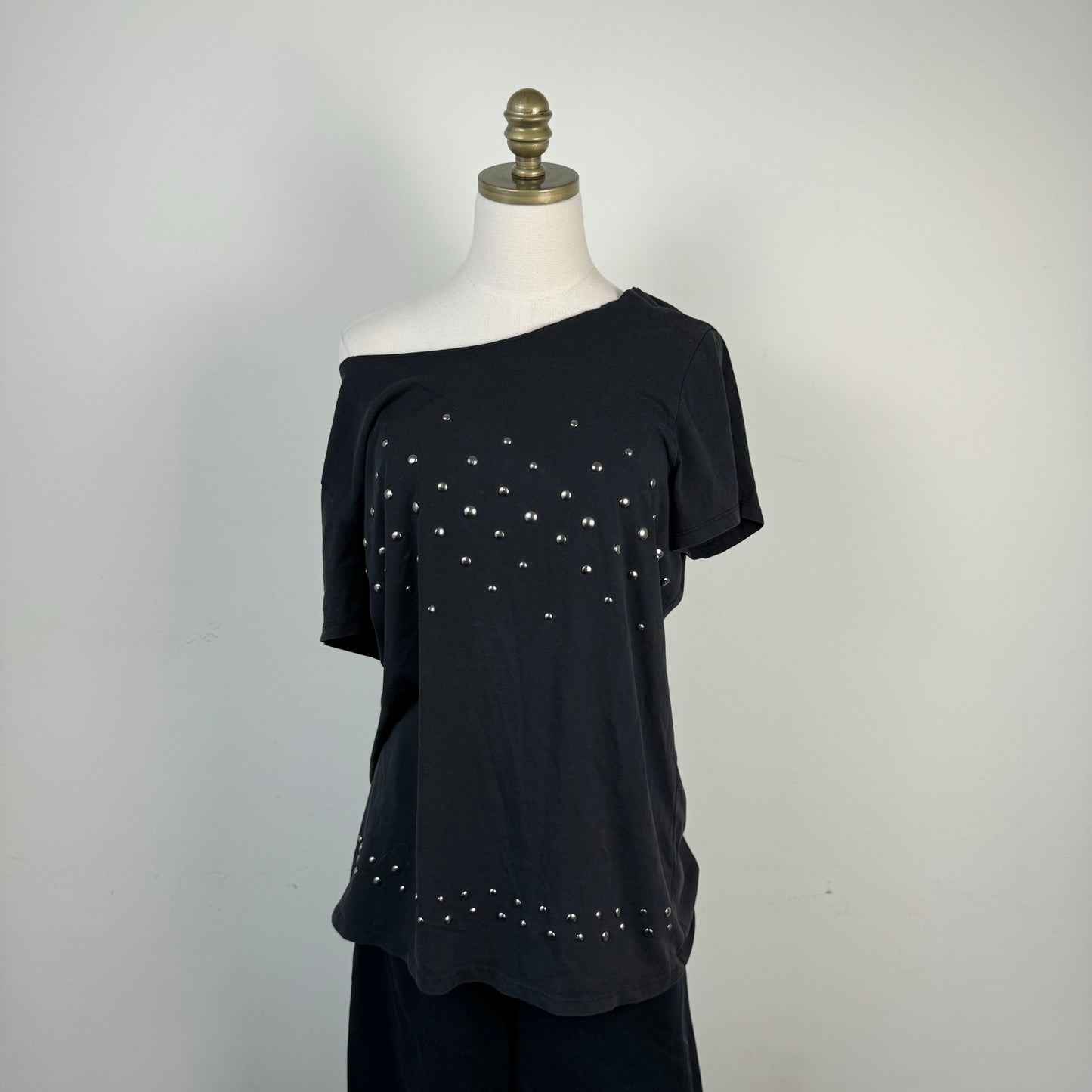 Studded Off Shoulder Top