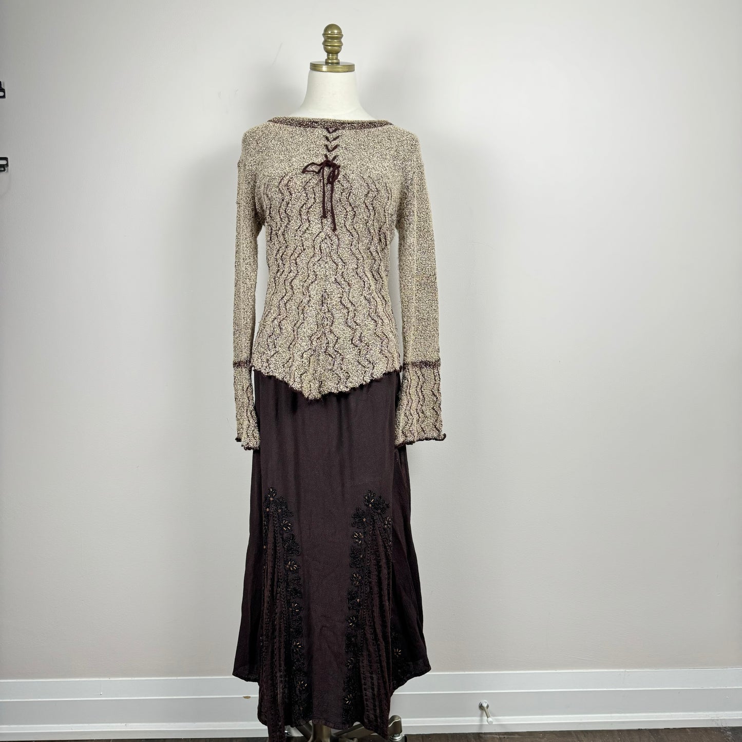 Boho Bell Sleeve Sweater