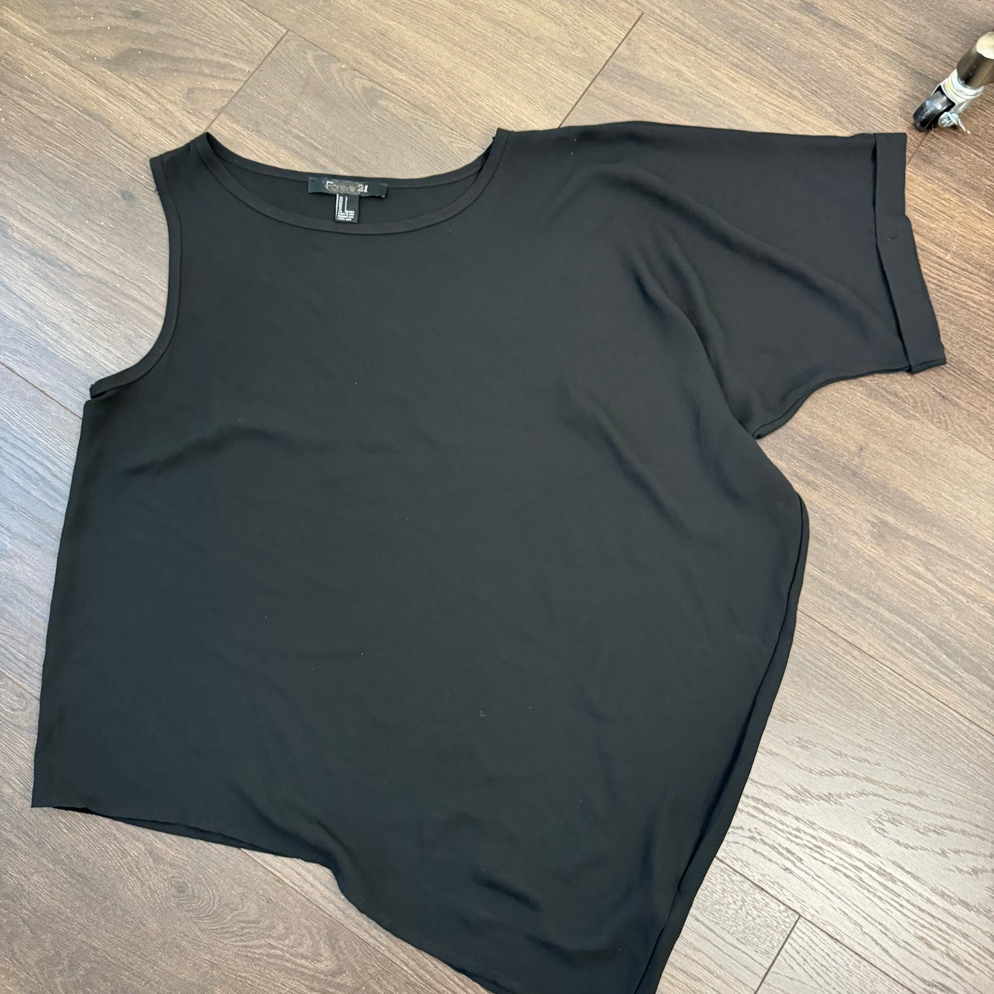 Vintage F21 Off Shoulder Chiffon Top