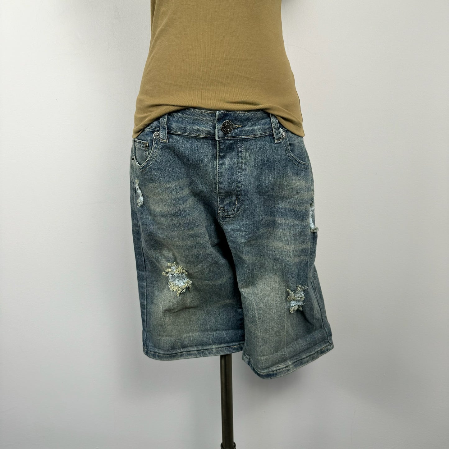 Vintage Faded Denim Jorts