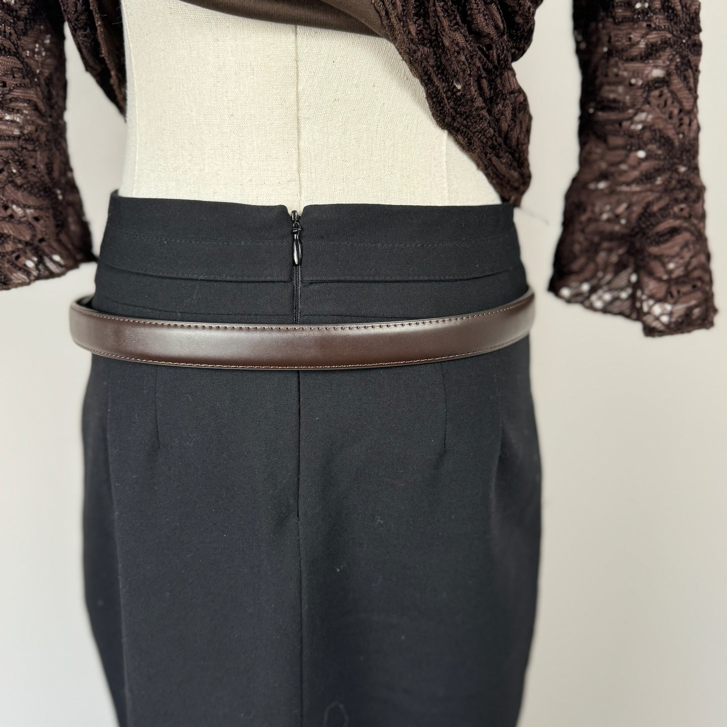 Gucci Lookalike Brown Leather Belt