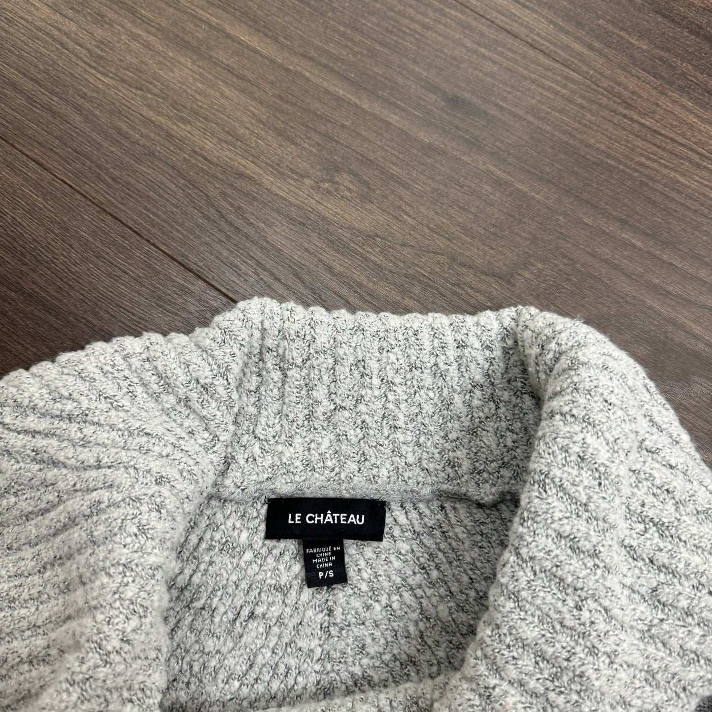 Grey Soft Knit Off The Shoulder Sweater