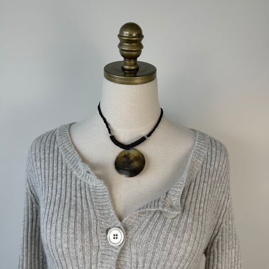 Pearl Pendant Mermaidcore Rope Necklace