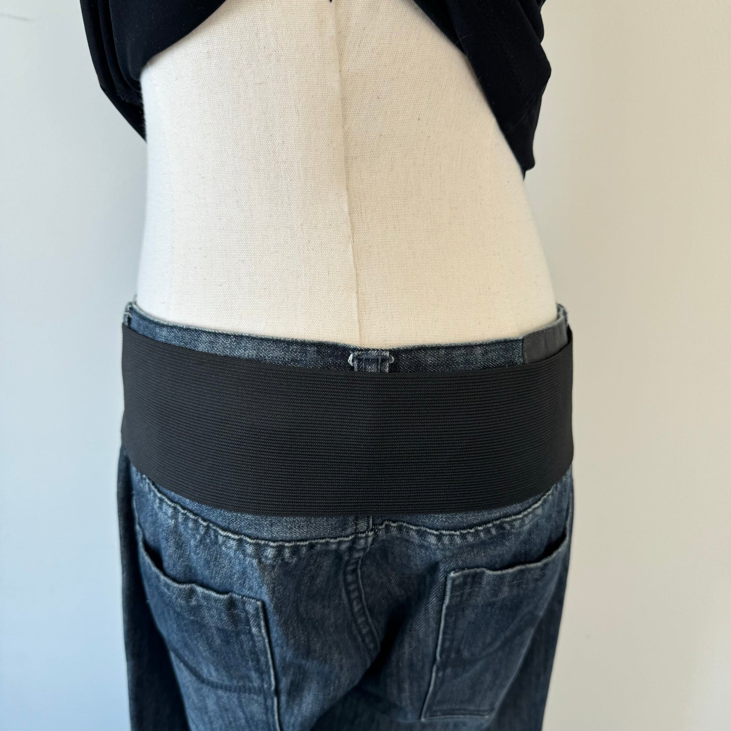 Black Boho Chunky Belt