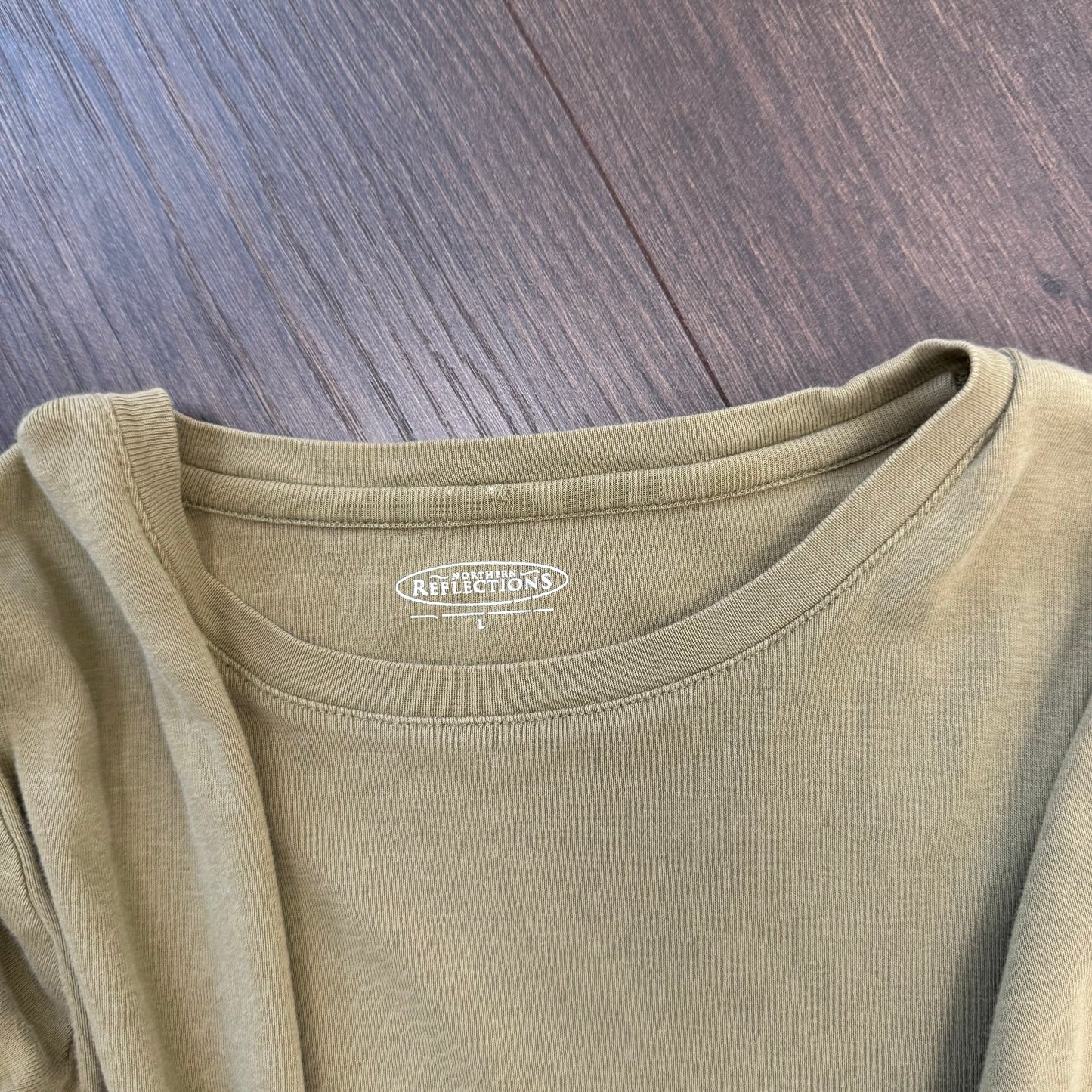 Sage Green Long Sleeve Knit Top