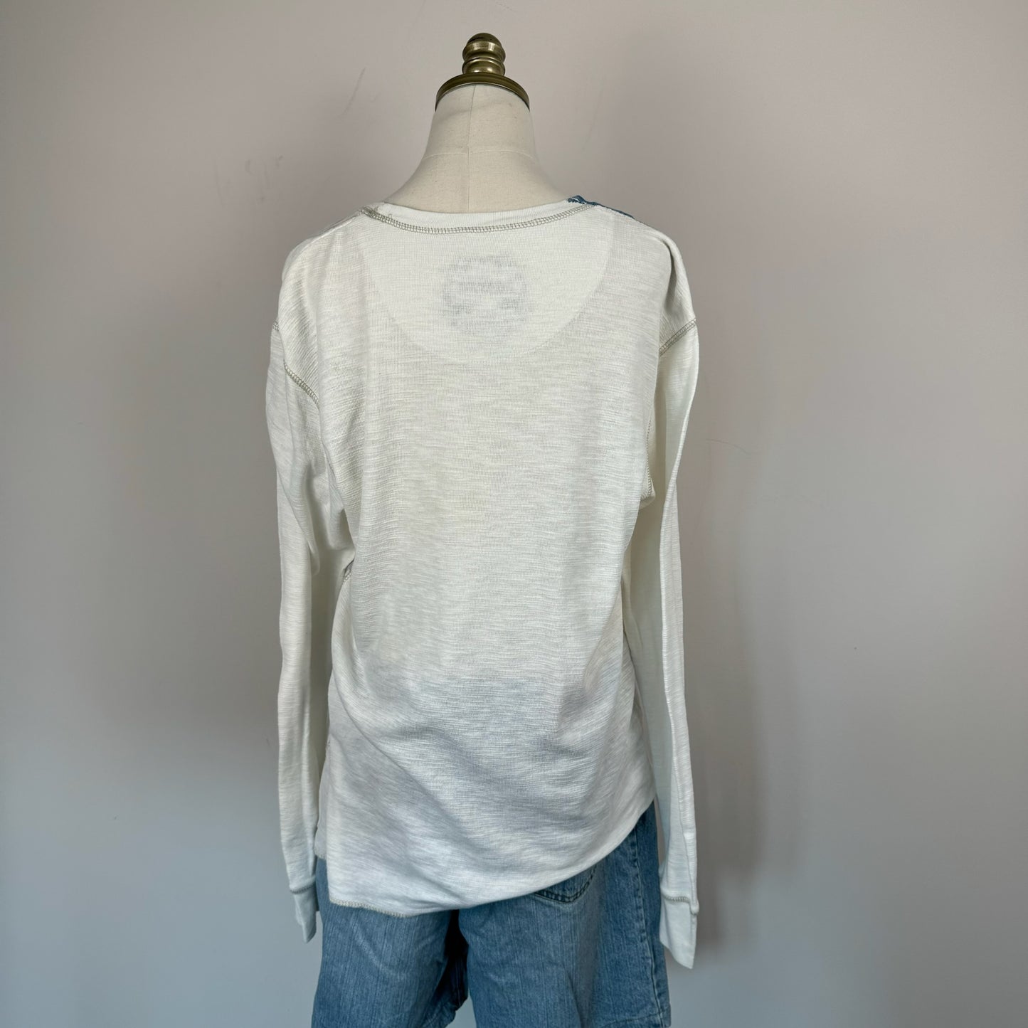 Y2K Grunge Oversized Waffle Knit Top